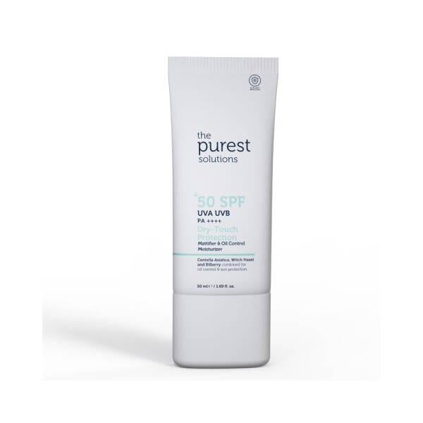 The Purest Solutions Oil Control Moisturizer with UV & Blue Light Protection - Dry Touch Finish, 1.69 fl oz - Face Cream