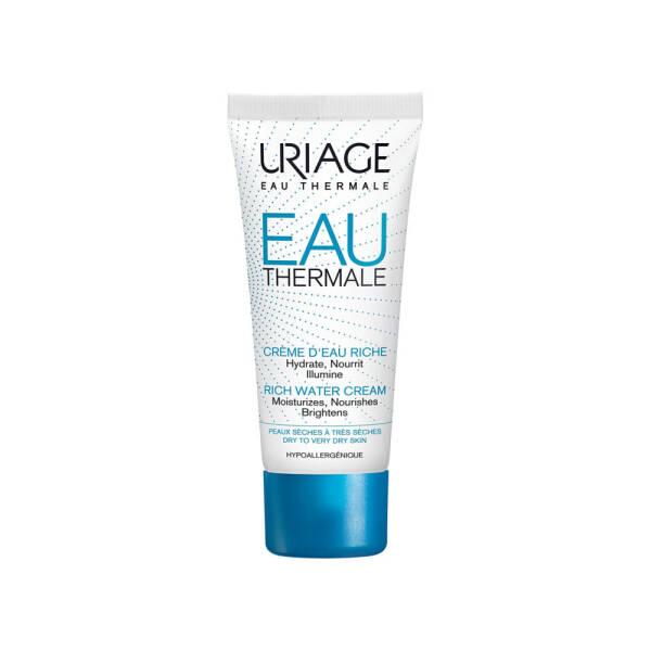 Uriage Uriage Eau Thermale Rich Water Cream 40ml - 24-Hour Hydration Moisturizing Cream for Dry Skin - Face Cream