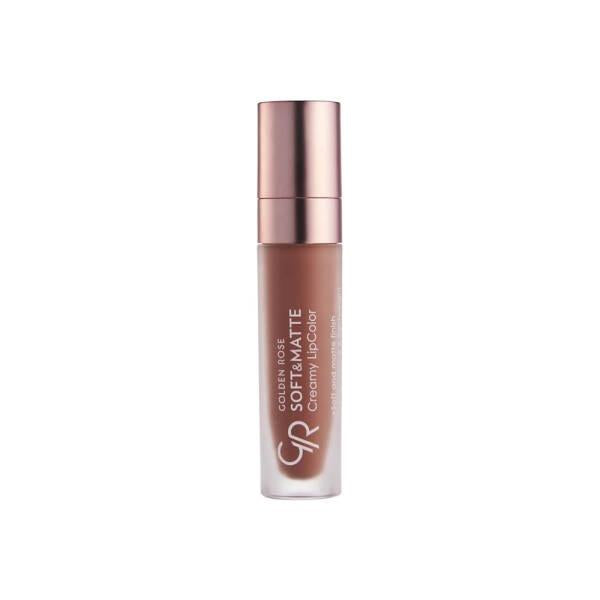 Golden Rose Matte Lip Color - Soft & Creamy, Long-Lasting Moisturizing Lipstick for Individuals Seeking Comfort & - Lipstick