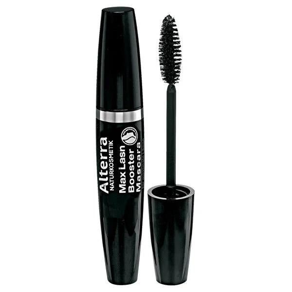 Alterra Mascara Max Lash Booster - Vegan, Ophthalmologically Tested, 9ml Alterra Vegan Mascara - Max Lash Booster, 9ml Mascara, Vegan Mascara, Lash Booster, Ophthalmologically Tested Cosmetics, Contact Lens Friendly Makeup, Cruelty-Free, Vegan Beauty Products, Eye Makeup, Cosmetics, Makeup, Beauty Products, Alterra, 9ml, Volume, Length, Lash Enhancement