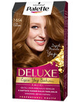 Palette Deluxe 7-554 Golden Caramel Hair Dye: Rich, Long-Lasting Color & Shine - At Home Permanent Hair Color Palette Deluxe Golden Caramel Hair Dye: Long Lasting Color & Shine hair dye, hair color, permanent hair dye, Palette Deluxe hair dye, golden caramel hair dye, long lasting hair color, hair color with shine, at home hair color, hair coloring, hair treatment, golden hair, caramel hair, radiant hair, shiny hair, nourishing hair dye, vibrant hair color, beauty, personal care, women's hair, color treatme