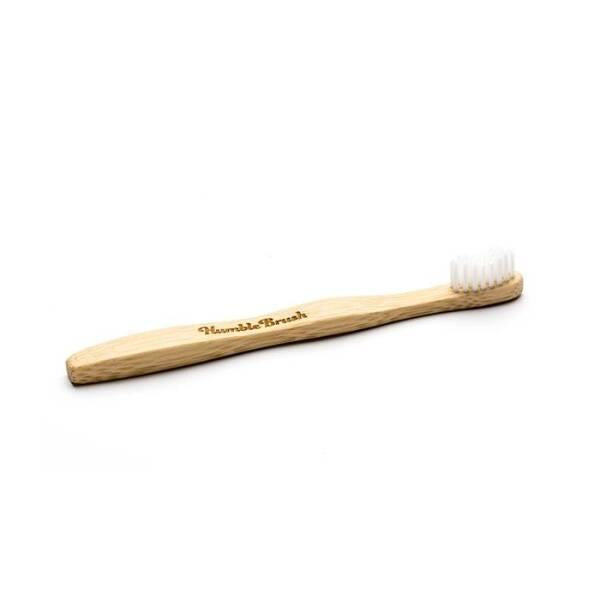 Humble Brush Bamboo Toothbrush for Children - Ultra Soft Bristles, Eco-Friendly, Biodegradable - Toothpaste