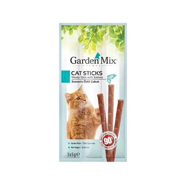 Gardenmix Salmon Cat Treats Sticks - Grain-Free, High Protein, Natural Reward for Cats - 15g (3 Pack) Gardenmix Salmon Cat Treats - Grain-Free & High Protein cat treats, grain-free cat treats, salmon cat treats, healthy cat snacks, natural cat rewards, cat rewards, salmon flavored cat treats, high protein cat treats, grain-free cat snacks, natural cat treats, cat training treats, feline treats
