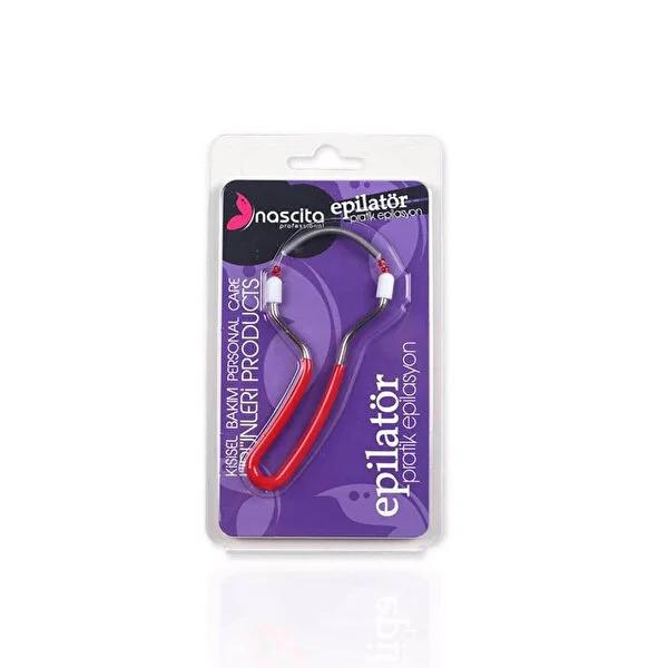 Nascita Epilator - Curved Steel Hair Removal Tool for Smooth Silky Skin Nascita Epilator - Smooth Skin Hair Removal Epilator, Hair removal tool, Nascita Epilatör, Hair removal device, Smooth skin, Curved practical design, Made of steel, Durable hair removal, Silky smooth skin, Long-lasting hair removal, Practical hair removal method, Steel epilator, Effective hair removal