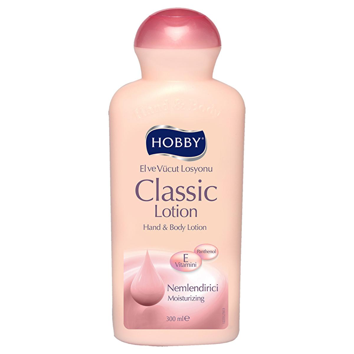 Hobby Classic Moisturizing Hand and Body Lotion - Non-Greasy Hydration with Panthenol & Vitamin E Hobby Classic Moisturizing Lotion - Hydrate Dry Skin moisturizing hand and body lotion, non-greasy moisturizer, Panthenol skincare, Vitamin E lotion, hydrating lotion for dry skin, dry skin relief, skincare products, hand lotion, body lotion, nourishing lotion