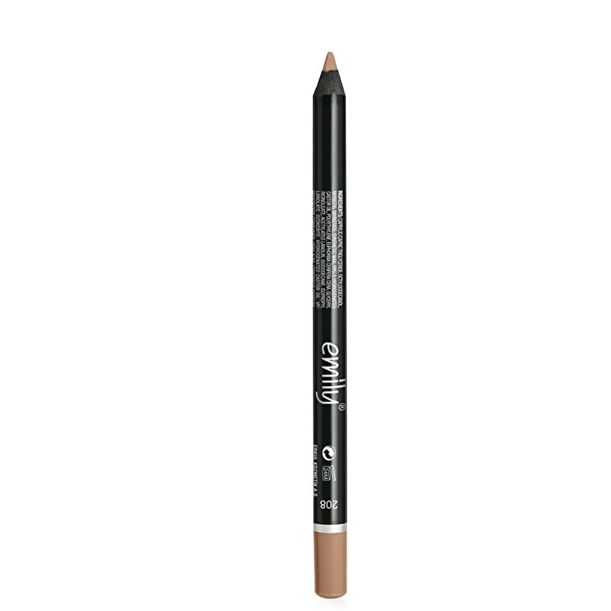 emily-long-lasting-lip-pencil-208, high-quality-lip-pencil-in-rich-color-208 Emily Long Lasting Lip Pencil - 208 Rich Color for Perfect Lips | High Quality Formula Emily Long Lasting Lip Pencil 208 - Quality Color Options emily, long-lasting-lip-pencil, lip-liner, makeup, beauty, lip-products, high-quality, colorful-lip-pencils, ai-generated, cosmetic-tools