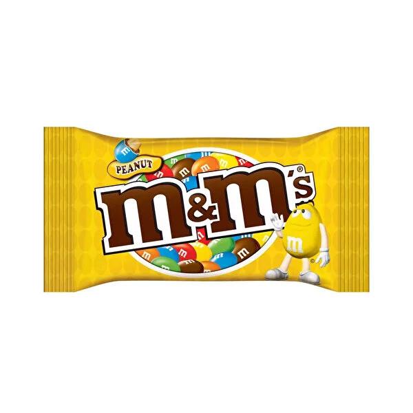 M&M's Peanut Chocolate Candy - 45g Pack - Classic Peanut & Milk Chocolate Snack, Colorful Shells, Enjoyable Treat M&M's Peanut Candy - Chocolate & Peanut Snack M&M Peanut, Peanut Chocolate Candy, Chocolate coated peanuts, M&M Fıstıklı, Candy with Peanut Filling, Chocolate peanut snack, Chocolate Candy, sweet treat, peanut flavor, colorful snack, milk chocolate, snacking, party favors, movie night, kids snacks, chocolate