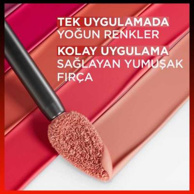 Loreal Paris Liquid Matte Lipstick - Long Lasting, Transfer Resistant Makeup - 120 Major Crush - view 7