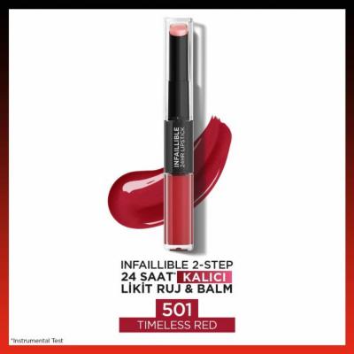 Loreal Paris Infaillible 2-in-1 Liquid Lipstick & Lip Balm - Long-Lasting 24 Hour Lip Color with Moisturizing Benefits Loreal Paris Infaillible 2-in-1 Lipstick & Balm - 24hr Lip Color long-lasting liquid lipstick, 2-in-1 lip product, Loreal Paris Infaillible, lipstick with lip balm, 24-hour lip color, moisturizing lipstick, dual-function lip care, makeup essentials, cosmetics, beauty products, lip care, durable lip color