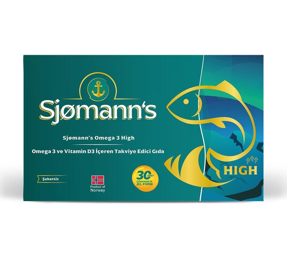 Sjomanns Fish Oil - 30 Softgel Capsules & Omega-3 Benefits - Vitamin & Supplement