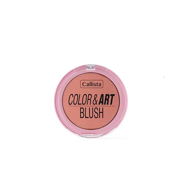 Callista Color Art Blush - Natural Pink Powder Blush for a Healthy Glow - Makeup Blush Callista Color Art Blush - Natural Pink Powder Makeup makeup blush, pink blush, powder blush, natural blush, cosmetic blush, soft-textured blush, highly pigmented blush, argan kernel oil, tocopherol, natural makeup, everyday makeup, special occasion makeup, beauty essentials, cosmetic products, pink color, rosy glow, healthy complexion