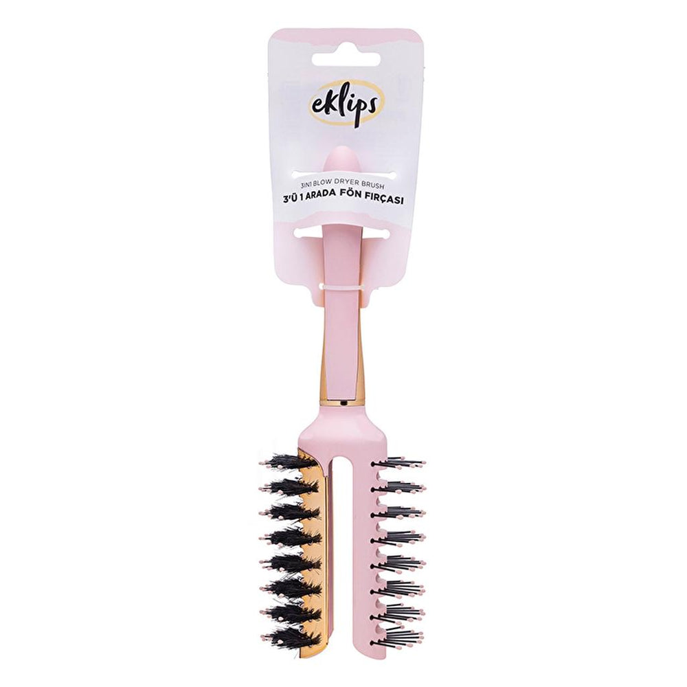Eklips 3-in-1 Blowout Hair Brush for Styling and Volume