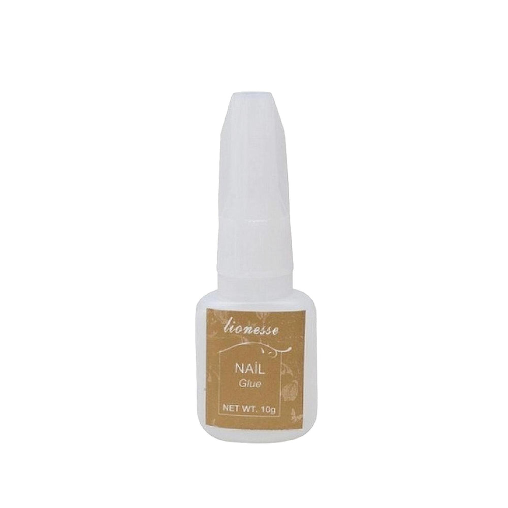 Lionesse Nail Glue 10g - Strong & Fast Bonding Adhesive for Artificial Nails Lionesse Nail Glue - Strong Bonding Adhesive nail glue, Lionesse nail adhesive, artificial nail attachment glue, nail repair adhesive, 10 g nail glue, nail care, beauty products, nail enhancements, adhesive for nails, nail bonding, strong nail glue, fast bonding nail glue, easy to use nail glue, professional nail products, DIY nail care