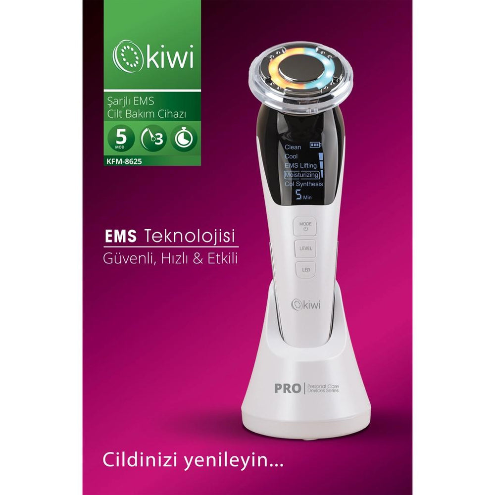 Kiwi Rechargeable Hot & Cold EMS Facial Toning Device