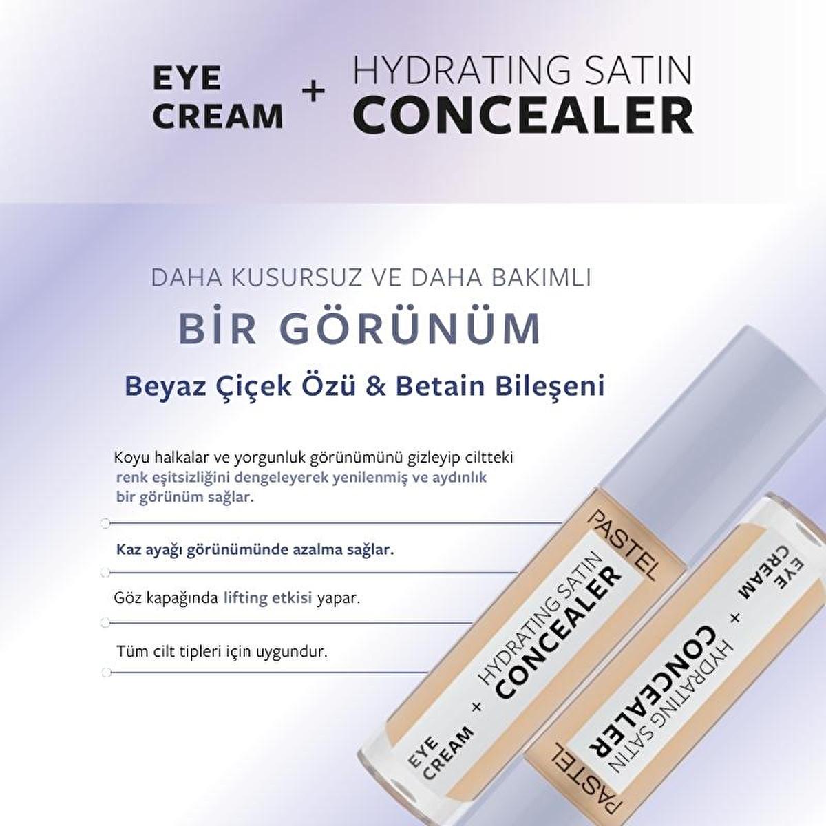 pastel eye cream hydrating satin concealer, deep medium eye cream for brightening Pastel Eye Cream + Hydrating Satin Concealer - Illuminating and Moisturizing for Women | 4.3 ml Pastel Eye Cream + Satin Concealer - 66 Deep Medium pastel, eye-cream, hydrating-concealer, satin-finish, women, skin-care, makeup, brightening, dark-circle-concealer, ai-generated