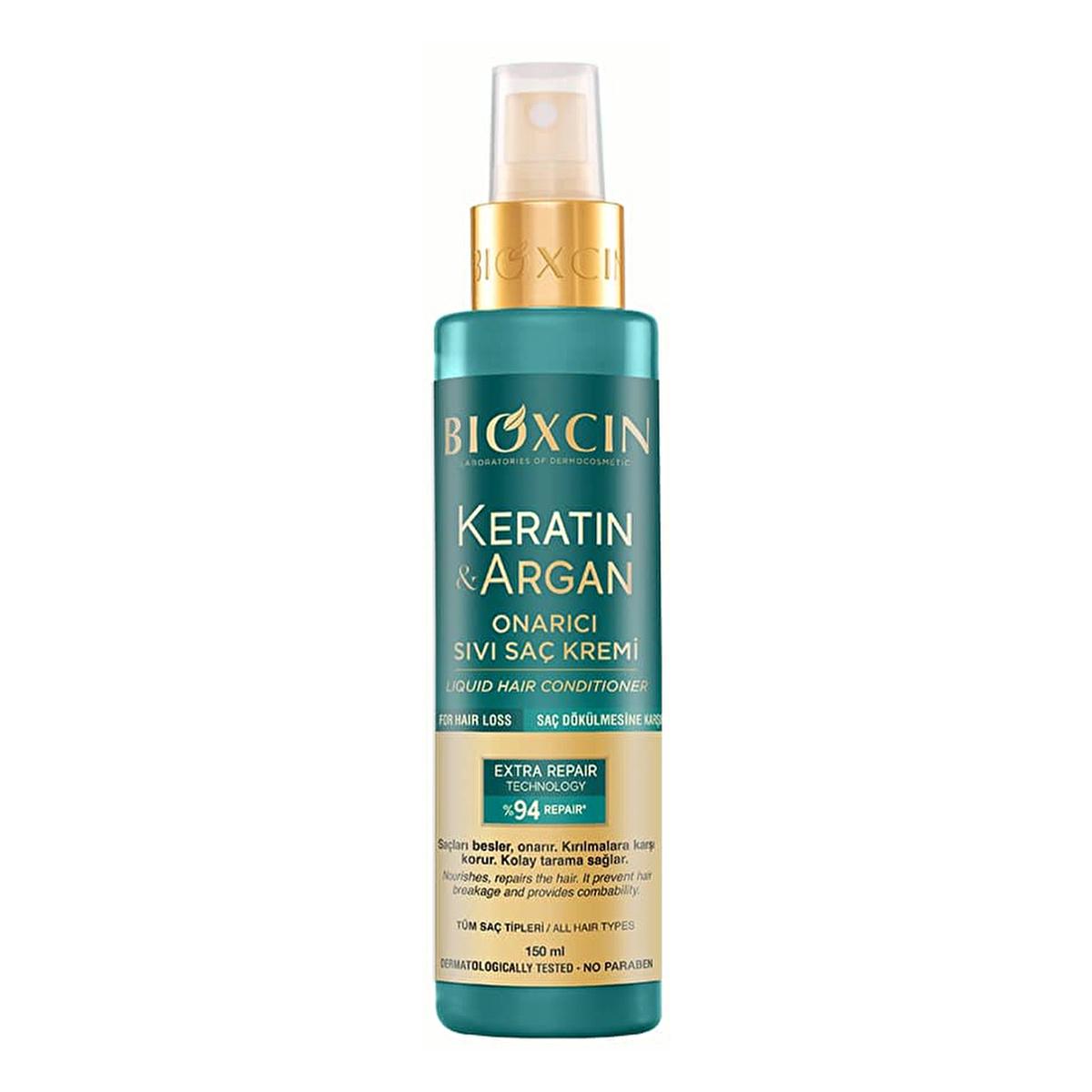 bioxcin-keratin-argan-hair-conditioner-bottle, bioxcin-keratin-argan-application, bioxcin-keratin-argan-hair-conditioner-texture Bioxcin Keratin & Argan Hair Conditioner - Repairing Formula for Damaged Hair | 150 ml Bioxcin Keratin & Argan Hair Conditioner 150 ml bioxcin, keratin, argan-oil, hair-conditioner, damaged-hair, sensitive-skin, hair-care, repairing, hydrating, ai-generated