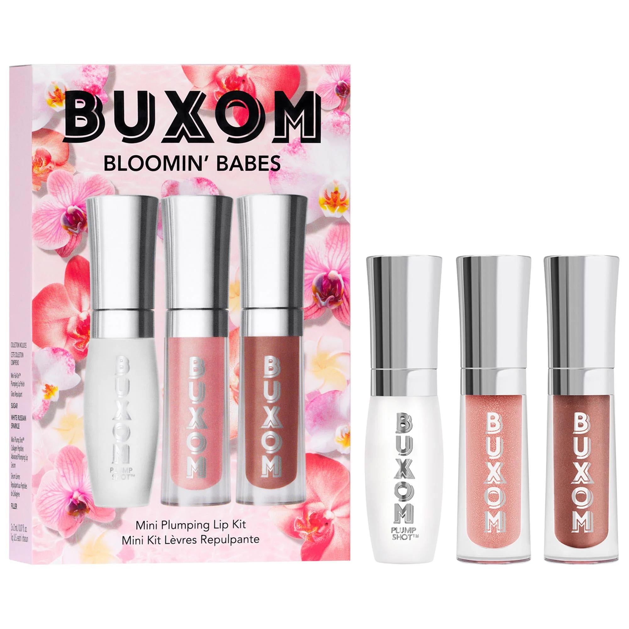 Mini Bloomin' Babes Plumping Lip Gloss Set - Limited-Edition Trio with Collagen Peptides & Cruelty-Free Beauty Mini Bloomin' Babes Plumping Lip Gloss Set - Limited Edition lip gloss set, plumping lip gloss, limited-edition cosmetics, cruelty-free beauty products, paraben-free lip care, collagen peptides lip serum, beauty gifts, lip care routine, clean beauty products, spring beauty essentials