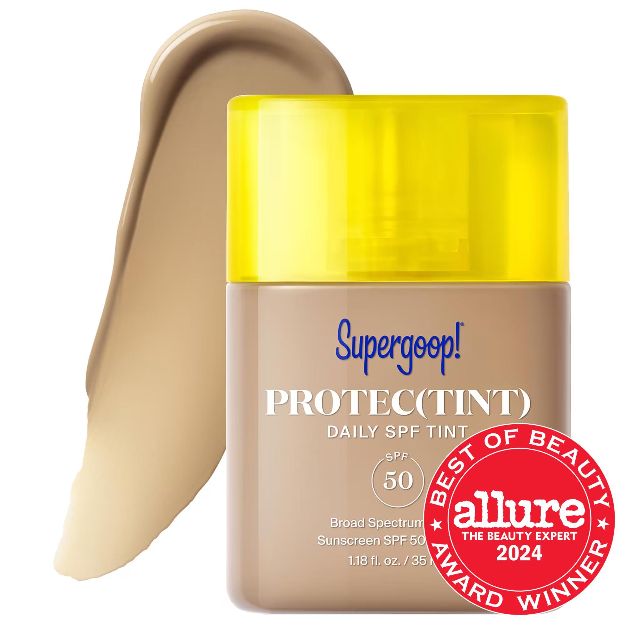Protec(tint) Daily SPF Tint SPF 50 Sunscreen Skin Tint with Ectoin - Lightweight, Buildable Coverage Tinted Sunscreen Protec(tint) SPF 50 Tinted Sunscreen - Daily Sun Protection Tinted Sunscreen, SPF 50, Broad-Spectrum Sun Protection, Natural Finish Tinted Moisturizer, Ectoin Sunscreen, Cruelty-Free Cosmetics, Lightweight Coverage Sunscreen, Daily Sunscreen, Skin Tint, Sun Protection, Skincare, Makeup, Face Makeup, Tinted Moisturizer, Liquid Sunscreen, Buildable Coverage, Natural Finish, Ectoin, Hyaluronic 