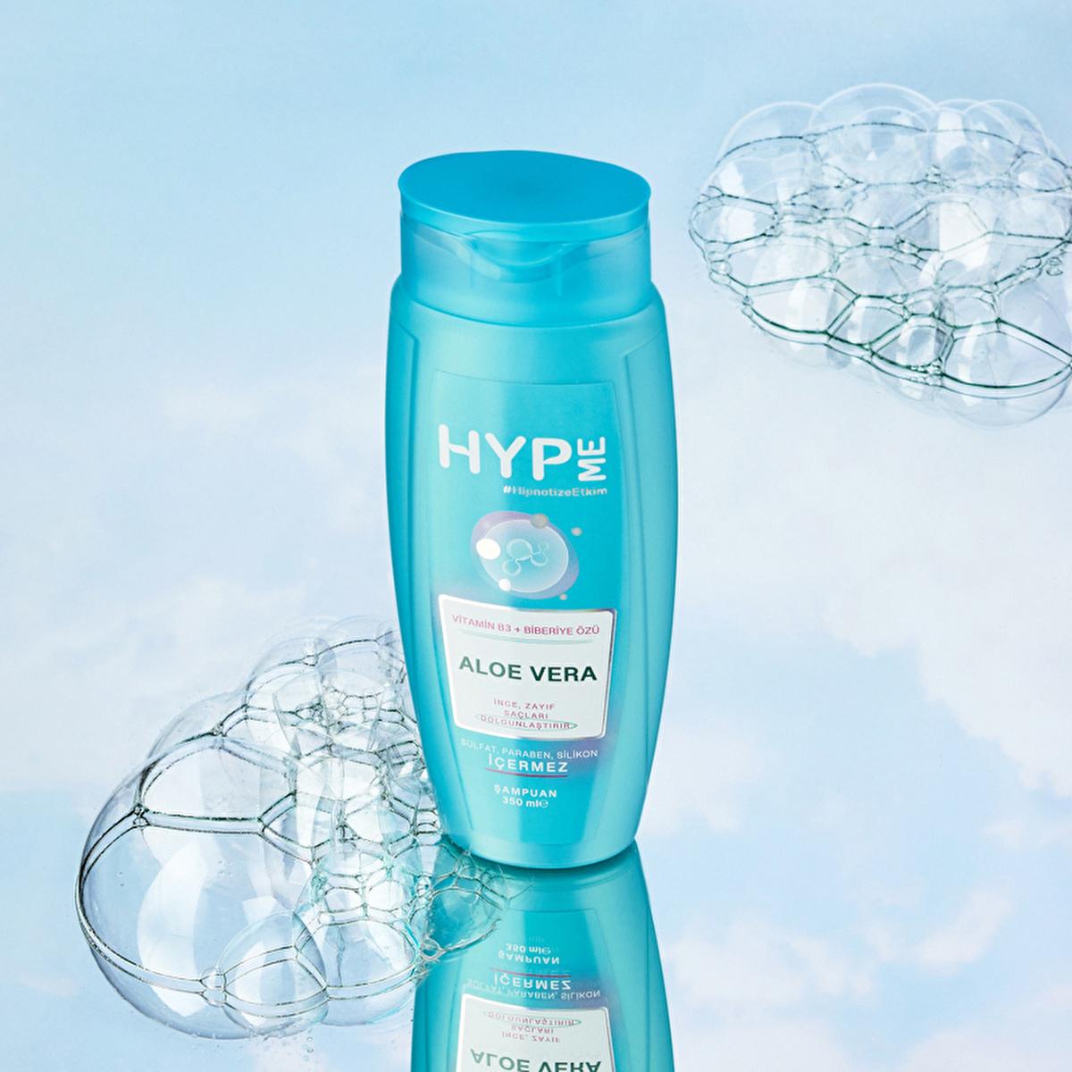 Hyp Me Sulfate-Free Volumizing Shampoo with Aloe Vera - 11.83 fl oz, Paraben & Silicone-Free, Gentle on Hair & Scalp Hyp Me Sulfate-Free Shampoo with Aloe Vera - Gentle & Volumizing sulfate-free shampoo, volumizing shampoo, natural hair care products, aloe vera shampoo, paraben-free hair products, silicone-free shampoo, gentle hair care, hair volumizer, sulfate-free hair care, natural shampoo, hair nourishment, scalp soothing, rosemary extract benefits, vitamin B3 hair benefits