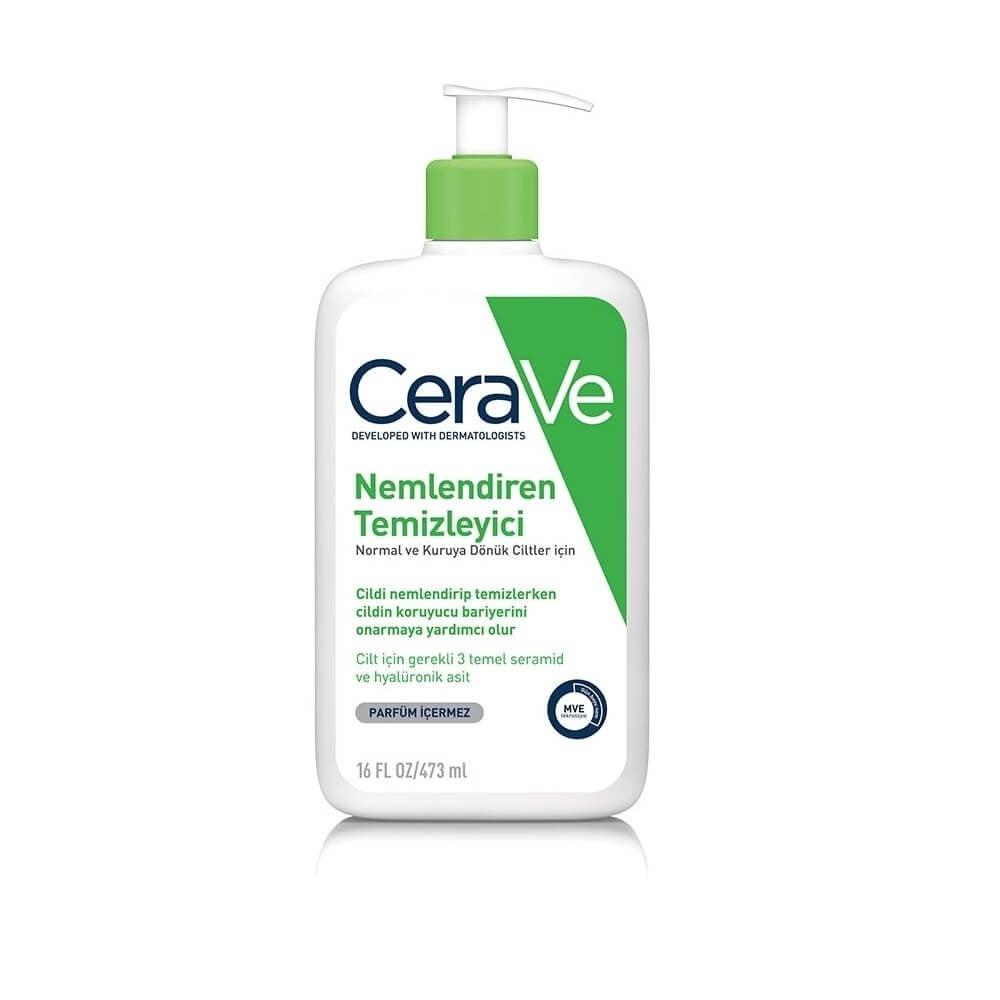 cerave-hydrating-cleanser-473ml-front-view, cerave-hydrating-cleanser-473ml-back-view CeraVe Hydrating Cleanser - Gentle Formula | 16 fl oz CeraVe Hydrating Cleanser 473 ml cerave, hydrating-cleanser, sensitive-skin, moisturizing, ceramides, hyaluronic-acid, face-cleanser, gentle-cleansing, ai-generated, non-comedogenic