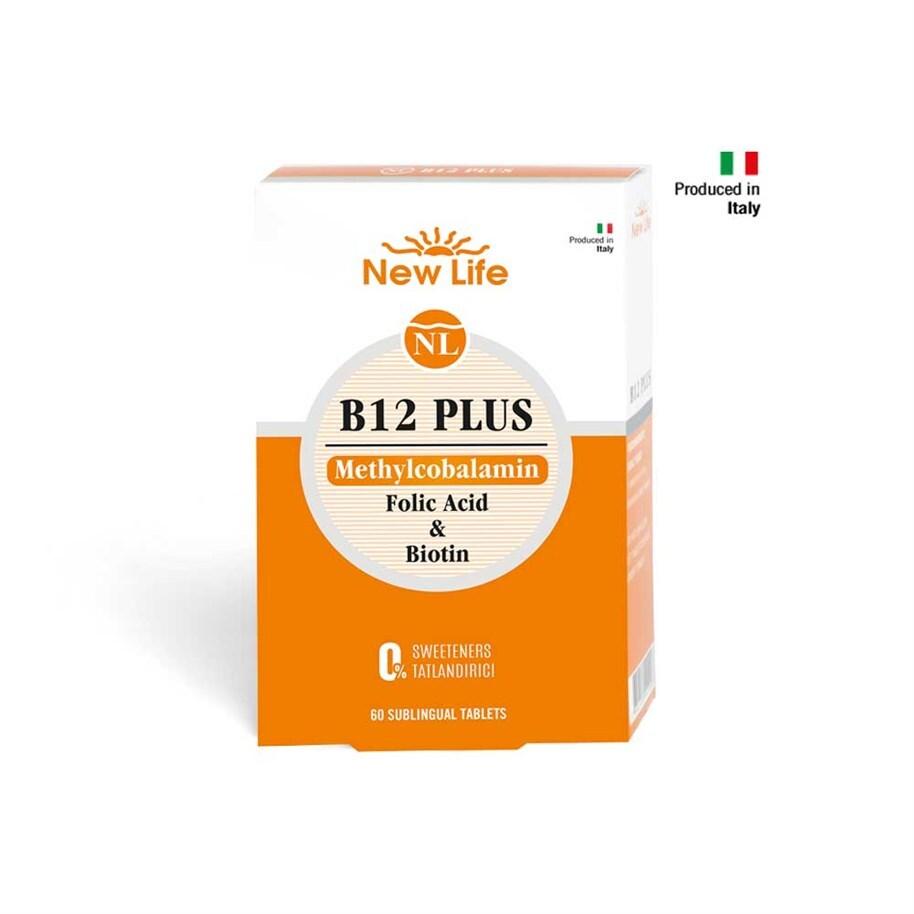 New Life B12 Plus - Methyl B12 Supplement | 60 Tablets - Vitamin & Supplement