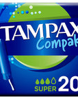 Tampax Compak Aplikatörlü Tampon - 20 Adet, Rahat ve Güvenli Adet Dönemi Çözümü - view 2