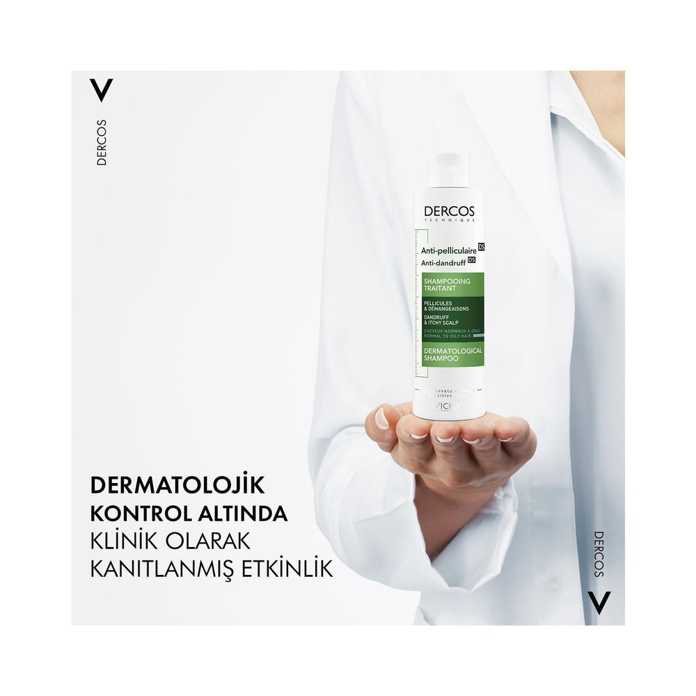 Vichy DERCOS Anti-Dandruff DS Shampoo for Normal to Oily Hair 200ml - view 5