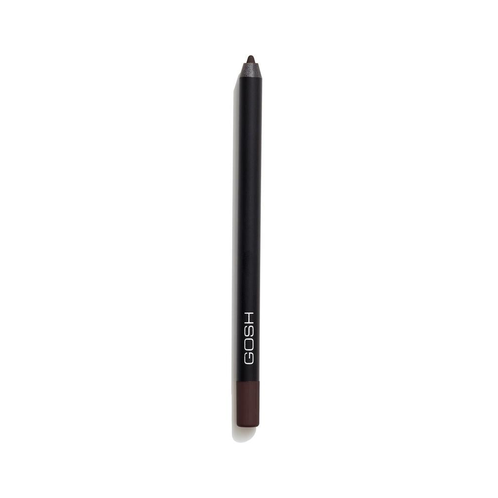Gosh Velvet Touch Eyeliner Pencil in Truly Brown, Smooth Glide