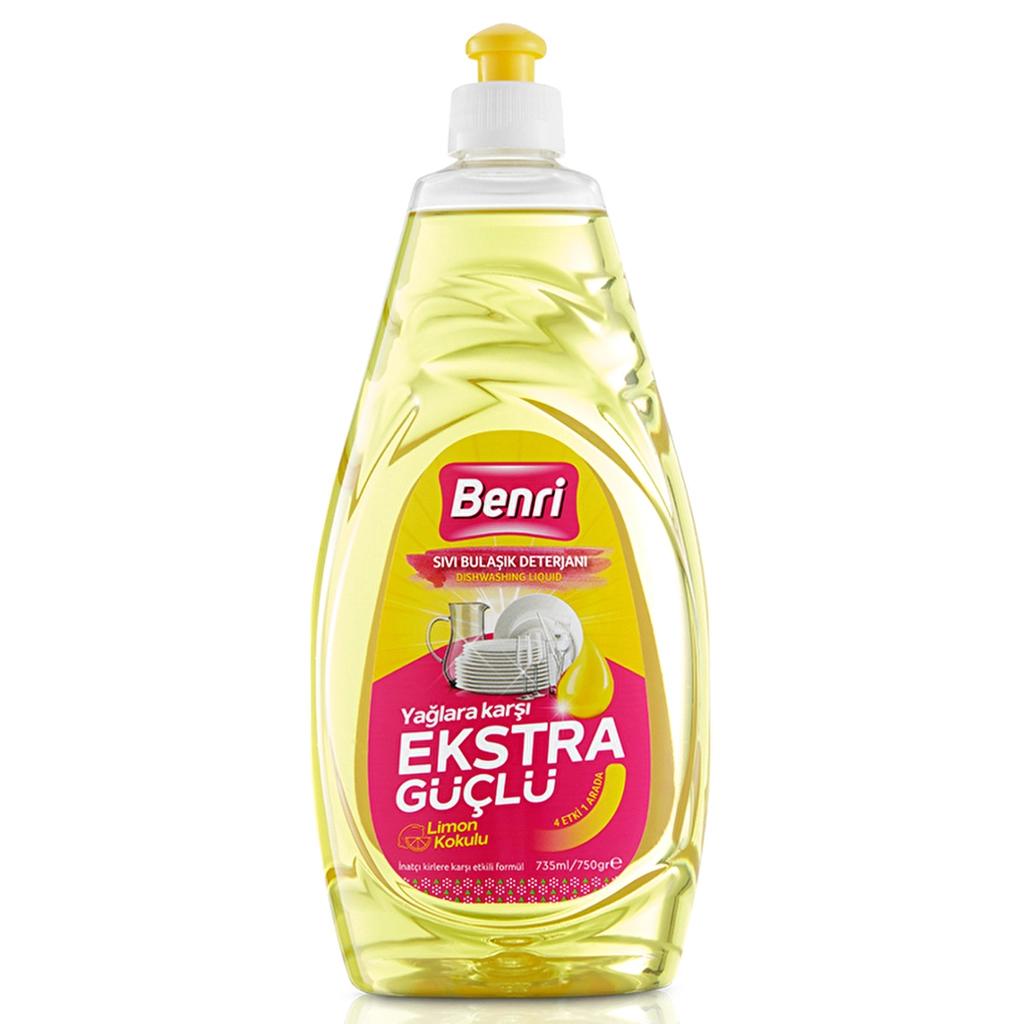 Benri Liquid Dish Soap with Grease-Cutting Power 750g