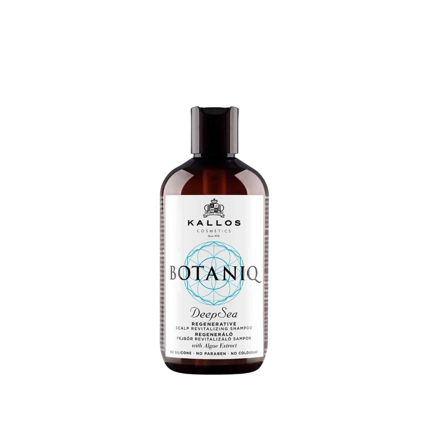 Kallos Cosmetics Botaniq Deep Sea Shampoo 300ml - Nourishing Hair Care for Individuals Seeking Moisturizing Benefits Kallos Botaniq Deep Sea Shampoo 300ml - Nourish Your Hair Kallos Cosmetics, Botaniq Deep Sea Shampoo, Hair care products, Cosmetic shampoo, 300 ml shampoo, Nourishing shampoo, Moisturizing shampoo, Hair care, Cosmetics, Personal care, Hair nourishment, Deep sea formulation, Shampoo for dry hair, Shampoo for damaged hair