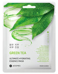 JKosmec Hydrating Green Tea Face Mask - Natural Skincare for Dry Skin, 0.85 fl oz - Face Mask