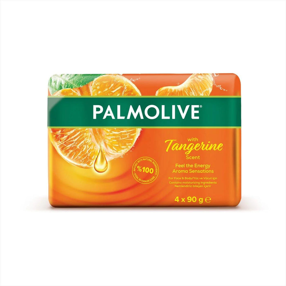 Palmolive Aroma Sensations Tangerine Soap Bars 4x90g