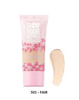 Show By Pastel Skin Tint Foundation - Natural, Long-Lasting Coverage for Sensitive Skin - Vegan & Cruelty-Free Cosmetics Show By Pastel Skin Tint Foundation - Natural & Long Lasting Skin Tint Foundation, Natural Foundation, Vegan Cosmetics, Cruelty-Free Makeup, Long-Lasting Coverage Foundation, Sensitive Skin Friendly, Paraben-Free, Gluten-Free, Natural Look, Moisturizing Foundation, Antioxidant Cosmetics, Ethical Beauty Products