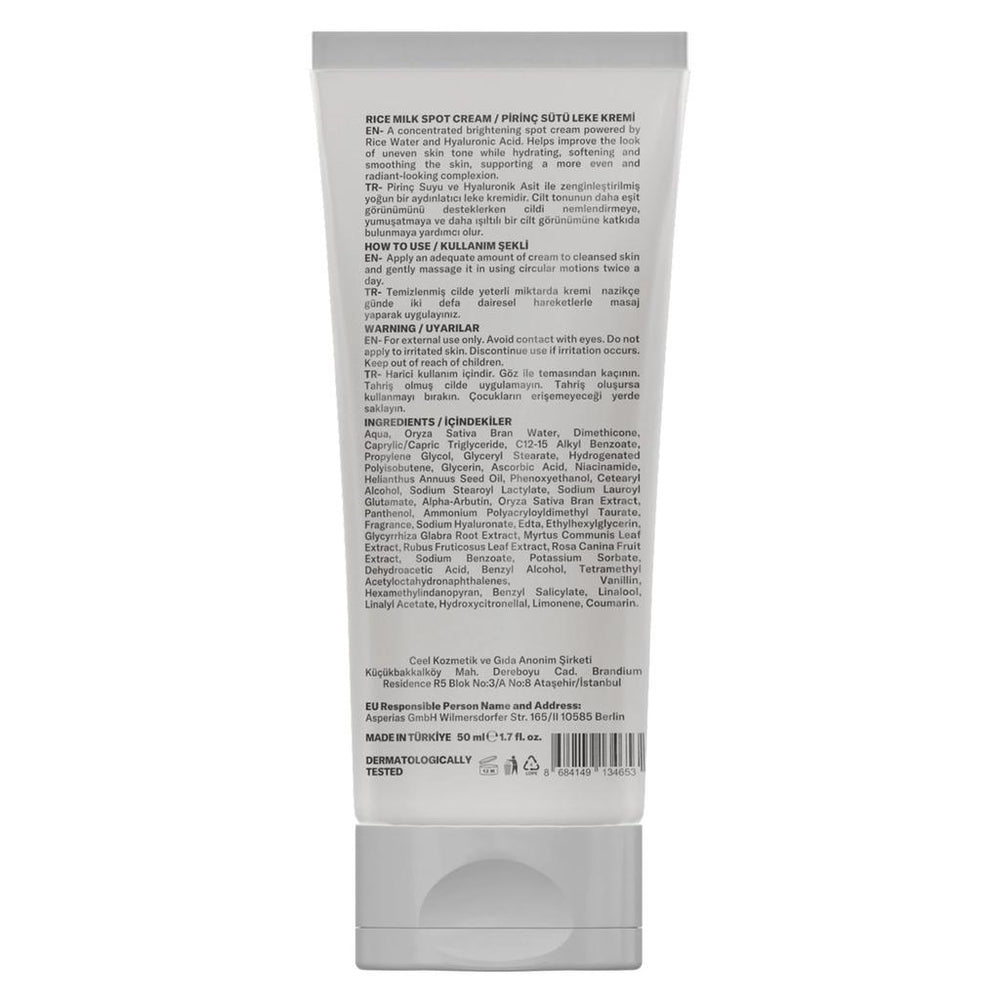 The Ceel Rice Milk Brightening & Hydrating Face Cream 50 ml