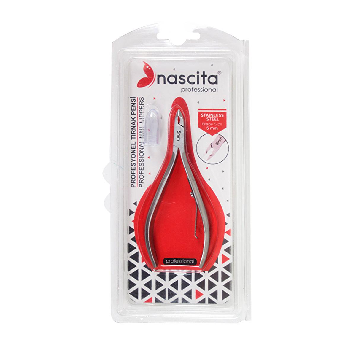 Nascita Profesyonel 5 mm Nail Clippers for Manicure & Pedicure - Professional Nail Care Tools for Precise Trimming Nascita Profesyonel Nail Clippers - Precise Trimming nail clippers, manicure tools, pedicure equipment, professional nail care, nail grooming, beauty tools, personal grooming, nail care products, manicure essentials, pedicure must-haves