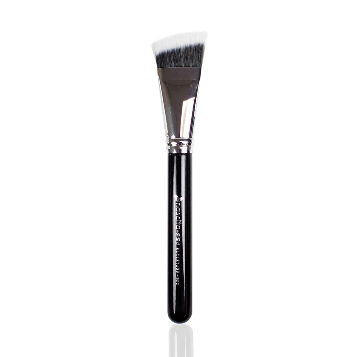 Nascita Angled Duo Fiber Makeup Brush - Seamless Foundation & Contour Application, Professional Blending - Face Liquid Powder Cream Nascita Makeup Brush: Flawless Foundation & Contour makeup brush, contour brush, foundation brush, duo fiber brush, angled makeup brush, liquid makeup brush, blending brush, face brush, Nascita brush, makeup, contouring, foundation, blending, flawless finish, airbrushed look, liquid foundation, cream foundation, powder foundation, beauty, cosmetics, makeup application, angled b