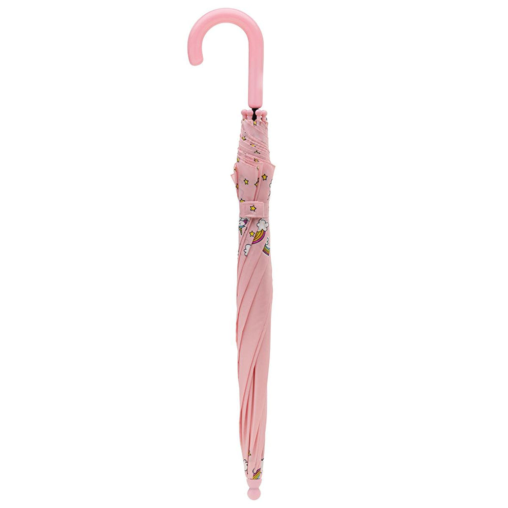 Eklips Children's Pink Umbrella for Kids - Lightweight Rain Protection for Children