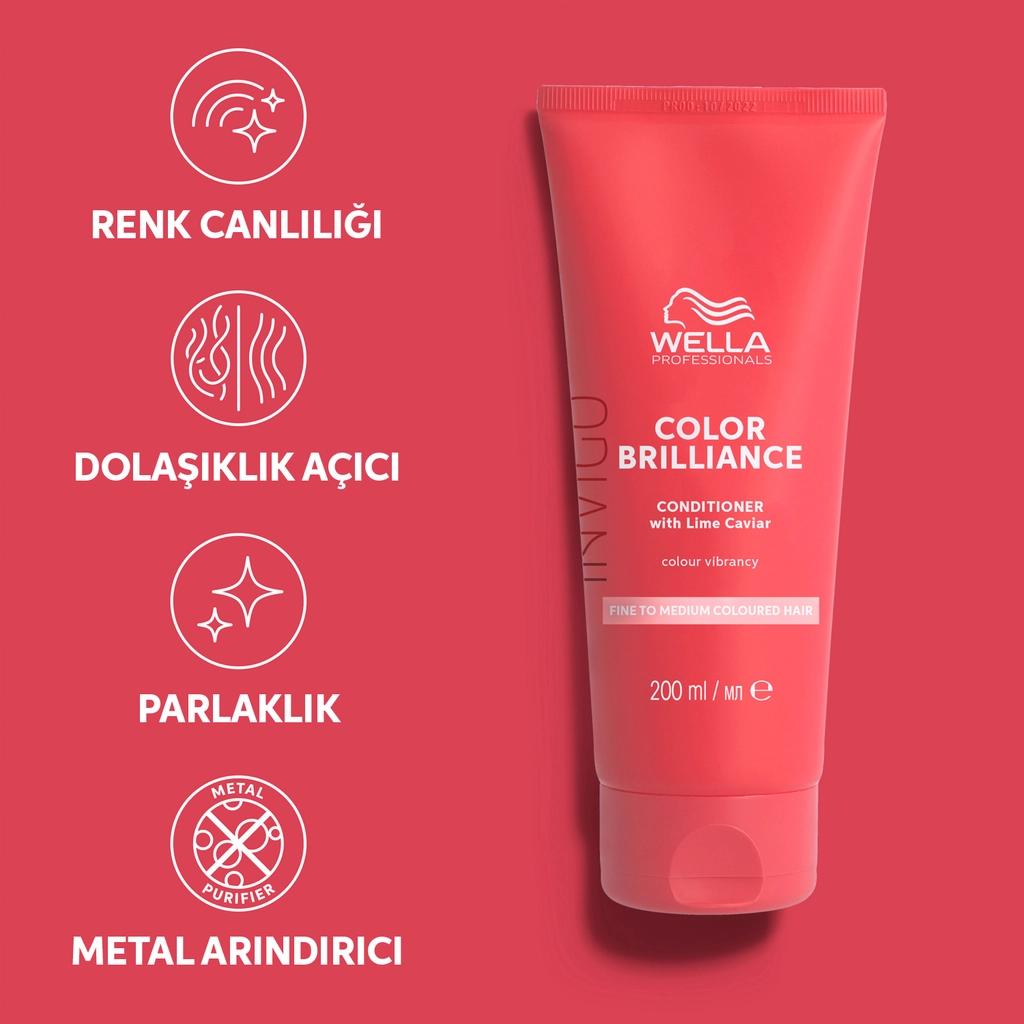Wella Professionals Invigo Brilliance Conditioner for Fine Hair 200 ml