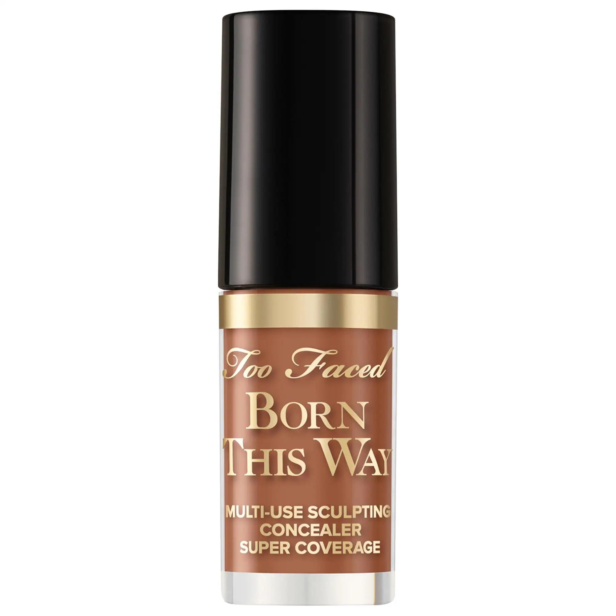 Too Faced Born This Way Full Coverage Concealer: Hydrating, Vegan, Cruelty-Free, Hyaluronic Acid - Natural Finish, Flawless Skin Too Faced Born This Way Concealer - Full Coverage, Hydrating full coverage concealer, hydrating concealer, natural finish concealer, vegan concealer, cruelty-free concealer, hyaluronic acid concealer, long-wearing concealer, buildable concealer, concealer for flawless skin, concealer for dry skin, concealer, makeup, face makeup, blemishes, dark circles, imperfections, flawless com