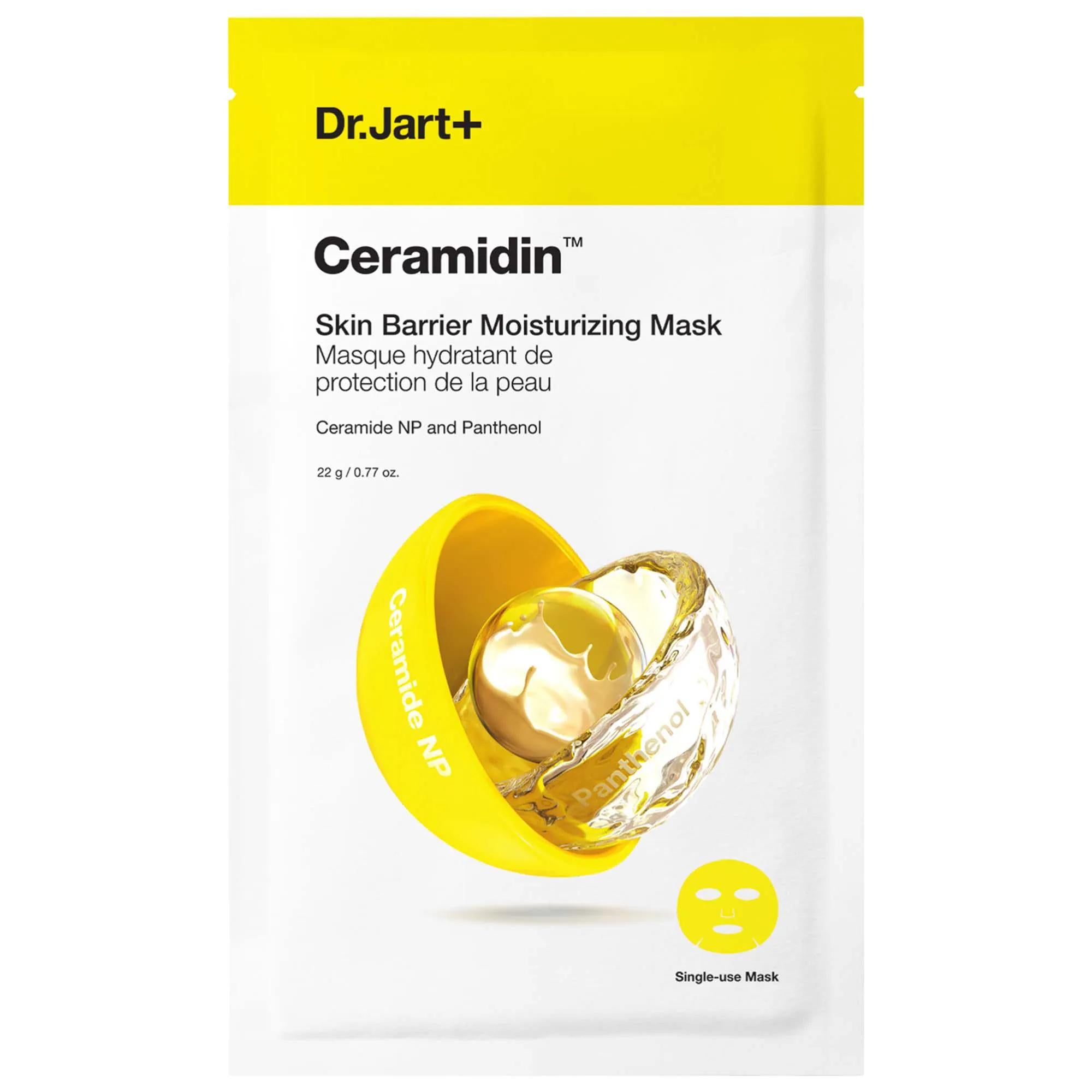 Dr. Jart+ Ceramidin Skin Barrier Moisturizing Sheet Mask - Hydrating, Soothing, and Nourishing for Dry, Dull Skin Dr. Jart+ Ceramidin Moisturizing Sheet Mask - Hydrate & Nourish Dry Skin Moisturizing Sheet Mask, Ceramide NP, Panthenol, Glycerin, Skincare for dryness and dullness, Natural skincare products, Paraben-free skincare, Sensitive skin solutions, Hydrating skincare, Soothing skincare, Nourishing skincare, Dry skin relief, Dull skin treatment, Skincare routine, Face mask, Facial treatment mask, Skinc