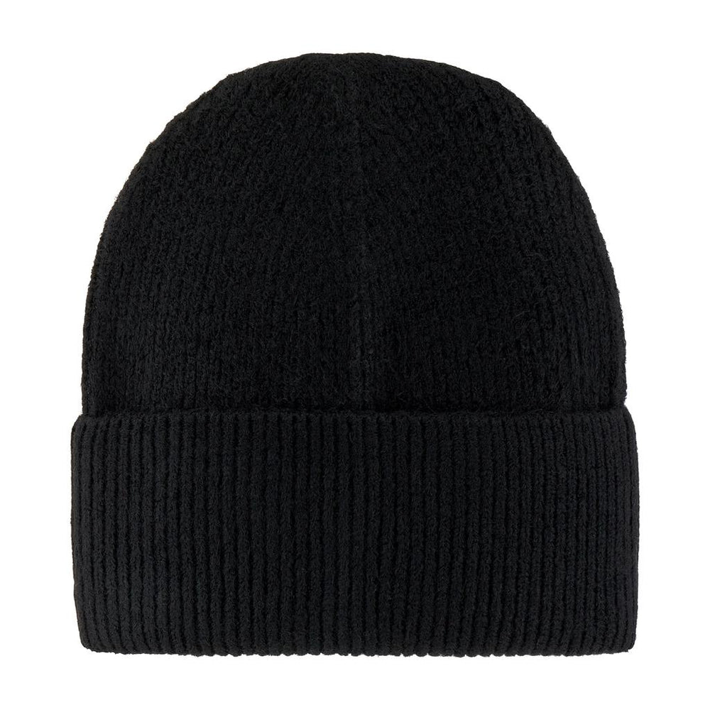 Eklips Glittery Black Beanie for Warm Winter Style