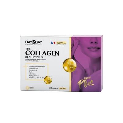 collagen beauty plus supplement 40ml x 30 packs, Day2Day collagen beauty supplement flavored drink, nutritional supplement for skin health Day2Day Collagen Beauty Plus - Nutritional Supplement | 40 ml x 30 Packs Day2Day Collagen Beauty Plus - 40 ml x 30 Packs collagen-beauty, beauty-supplement, day2day, nutritional-supplement, health-products, skin-care, hyaluronic-acid, vitamins, ai-generated, adults