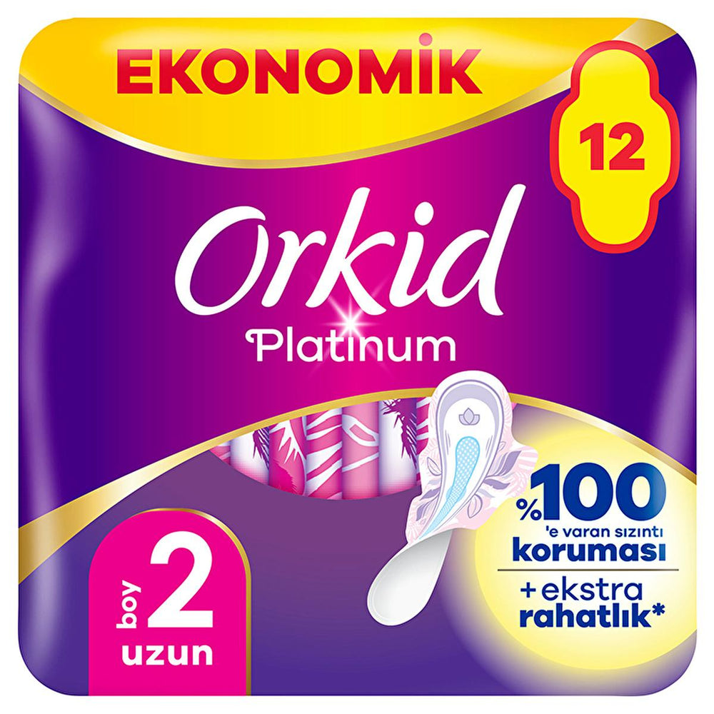 Orkid Platinum Hygienic Pads - Comfortable, Leak-Proof Menstrual Protection for Women - Hygiene Products