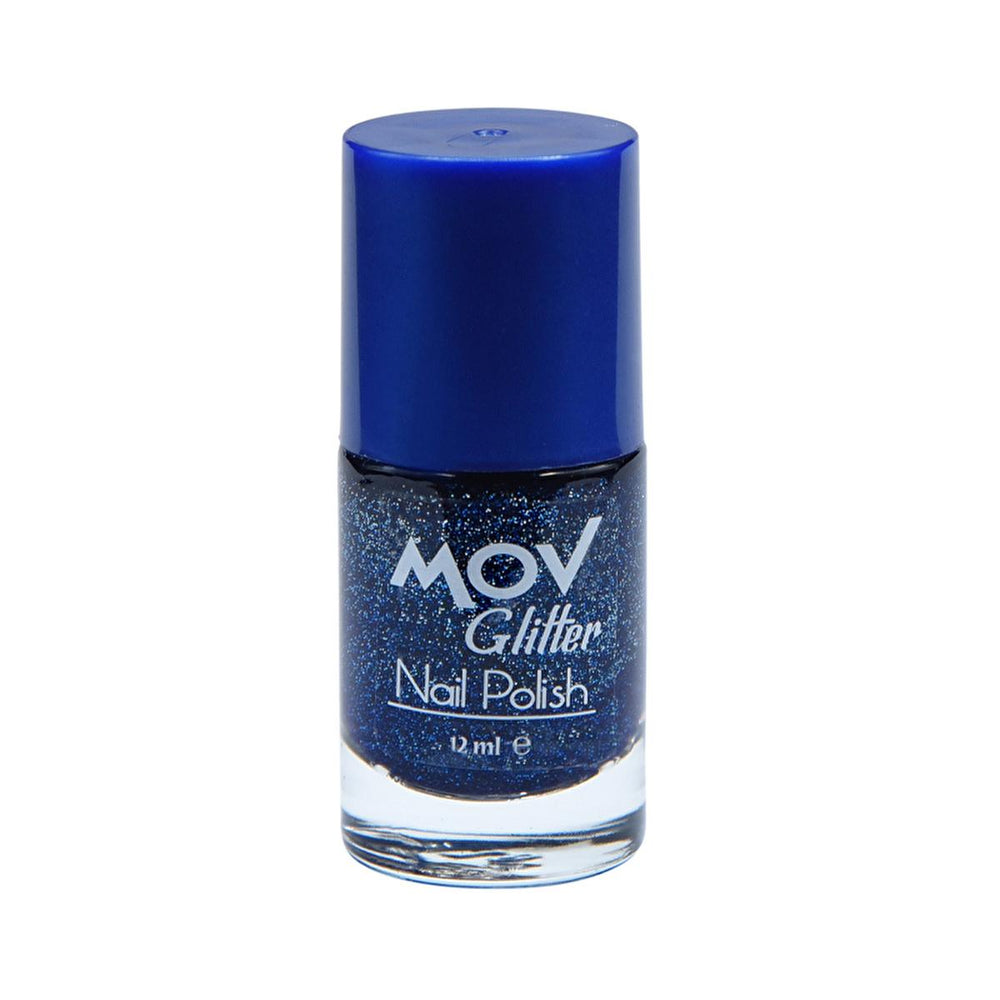 Mov Nail Glitter Polish No:06 - Glittery Nail Finish for Nail Art & Decoration - Nail Polish
