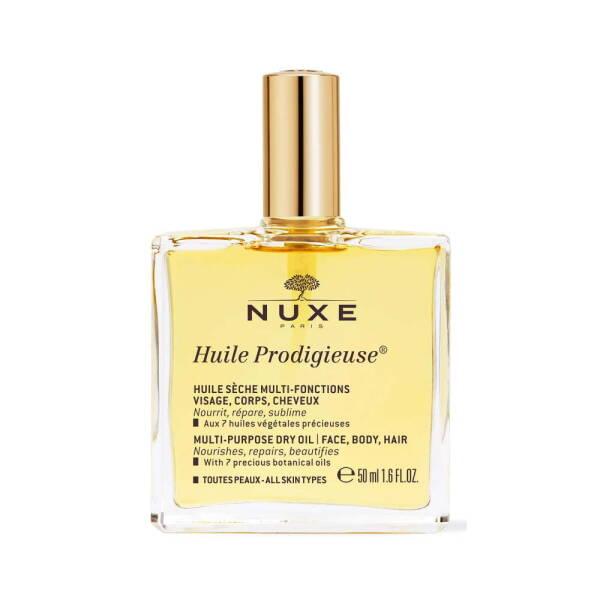 Nuxe Huile Prodigieuse Nourishing Dry Oil for Face, Body, and Hair - Natural, Multi-purpose Skincare & Haircare - Body Oil