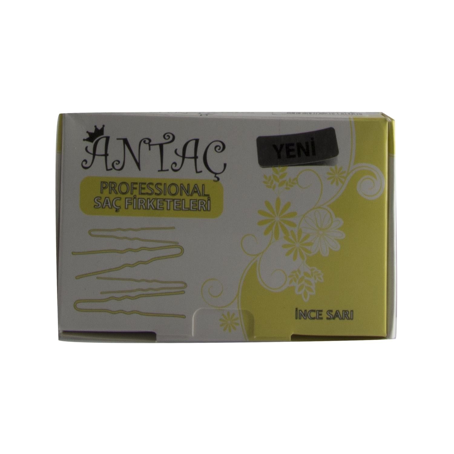Antaç Yellow Thin Bobby Pins with Ball Tips - 150 Pieces Hair Accessories for Styling Antaç Yellow Thin Bobby Pins - 150 Pieces bobby pins, hair accessories, hair pins, hair clips, yellow hair accessories, thin bobby pins, hair styling, hair securing, affordable hair accessories, simple hair solutions, everyday styling, special event hair styling