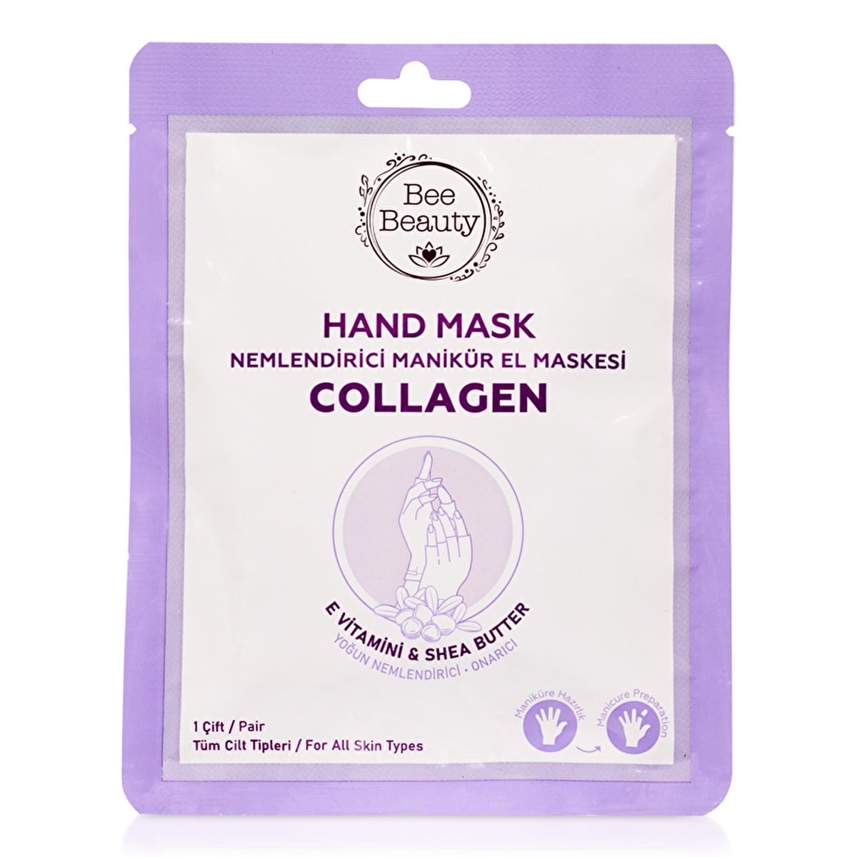 bee-beauty-moisturizing-collagen-hand-mask, collagen hand mask for manicure, hydrating hand mask, shea butter hand mask Bee Beauty Moisturizing Collagen Manicure Hand Mask - Deeply Hydrating for Hands | 1 Pair Bee Beauty Moisturizing Collagen Hand Mask bee-beauty, moisturizing-hand-mask, collagen-mask, manicure, shea-butter, beauty, skincare, hydration, ai-generated, hand-care