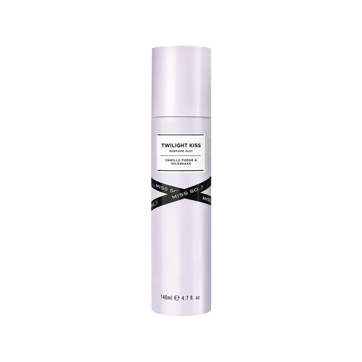 Miss So…? Twilight Kiss Body Spray for Women - 4.73 fl oz, Long-Lasting Fragrance Miss So…? Twilight Kiss Body Spray - 4.73 fl oz body spray, Twilight Kiss fragrance, Miss So…? brand, personal hygiene products, fragrances for women, long-lasting fragrance, romantic scent, sensual experience, everyday fragrance, special discount, generous volume, unique scent