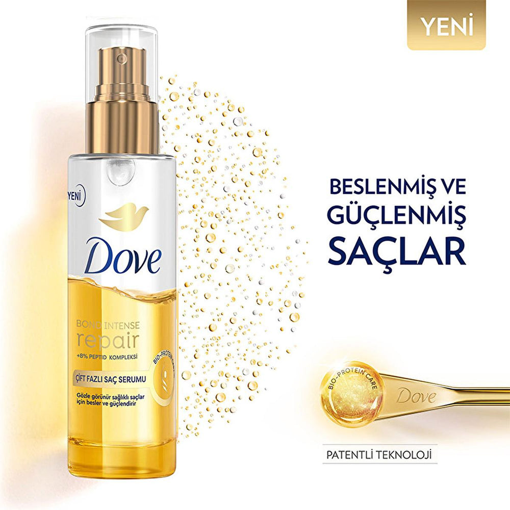 Dove Hair Repair Serum - Dual Phase Formula with Peptide Complex for Damaged Hair - view 6