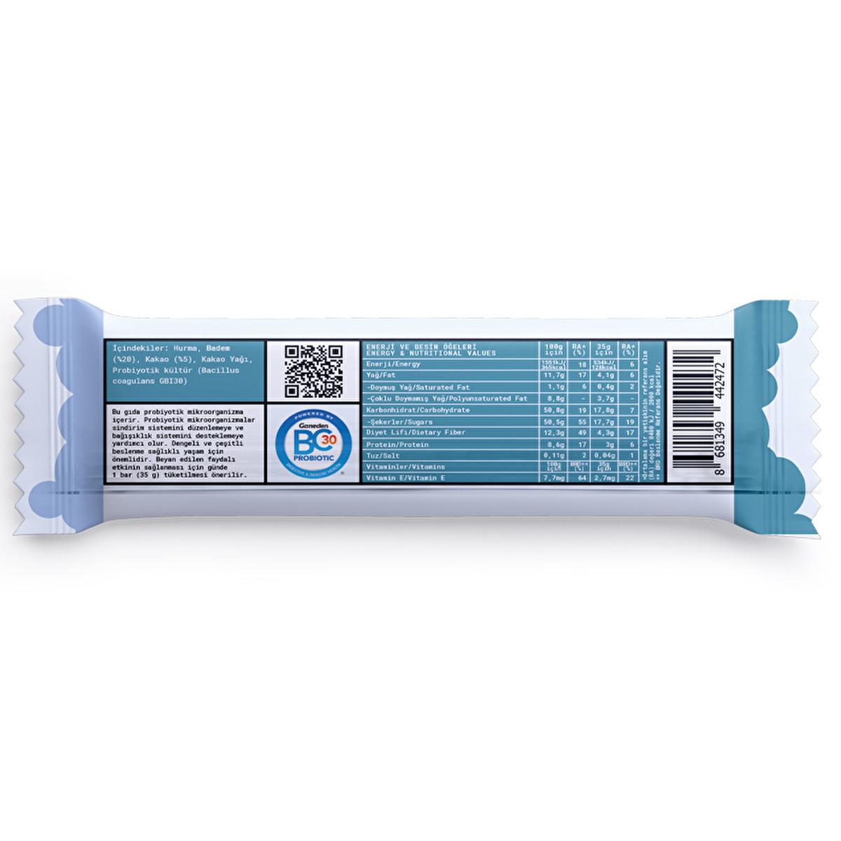 Fropie Almond Cacao Probiotic Bar: Vegan, Gluten-Free, Sugar-Free - Healthy Gut & Delicious Snack - Natural Energy & Antioxidant Rich, 35g Fropie Probiotic Bar: Vegan, Gluten-Free, Healthy Snack probiotic bar, vegan snack bar, gluten-free snack, healthy snack bar, almond cacao bar, natural snack bar, sugar-free snack, probiotic snack, vegan probiotic bar, gluten-free probiotic snack, probiotic bars, vegan bars, gluten-free bars, healthy bars, almond cacao bars, natural bars, sugar-free bars, snack bar, heal